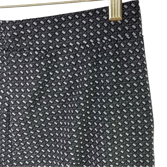 John Paul Richard Gray and Black Geometric Pattern Culottes with Pockets - Picture 6 of 10